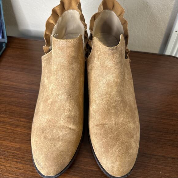 Journey Collection Lennie Brown Comfort Booties - Size 12 - Picture 2 of 7